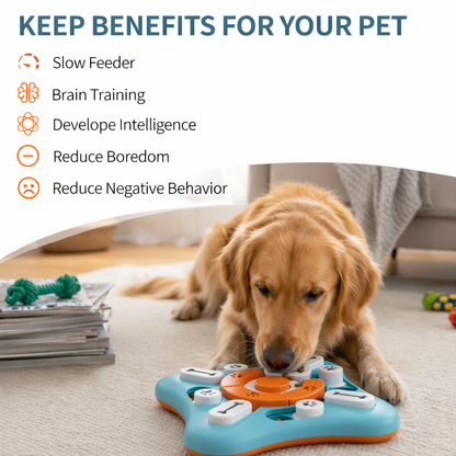 PawlyPuzzle™ BrainBoost Enrichment Feeder